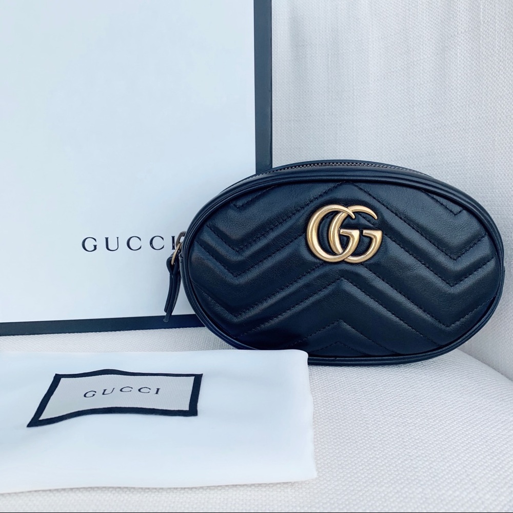 ❌SOLD❌Gucci GG Marmont Matelasse Leather Belt Bag